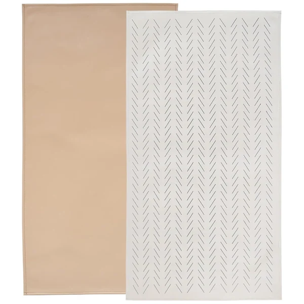 Portable Changing Pads, Two-Pack by Owlowla, Beige and Herringbone