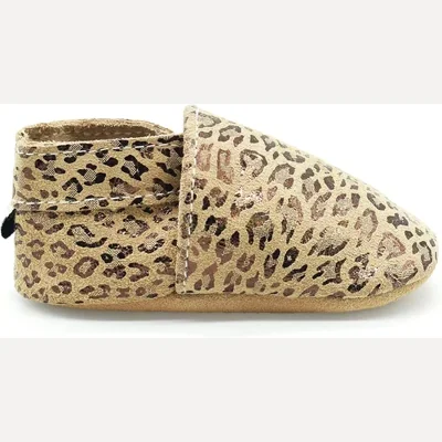 Soft Sole Leather Baby Shoes by Owlowla, Leopard