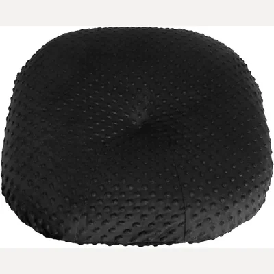 Minky Newborn Lounger Cover by Owlowla, True Black
